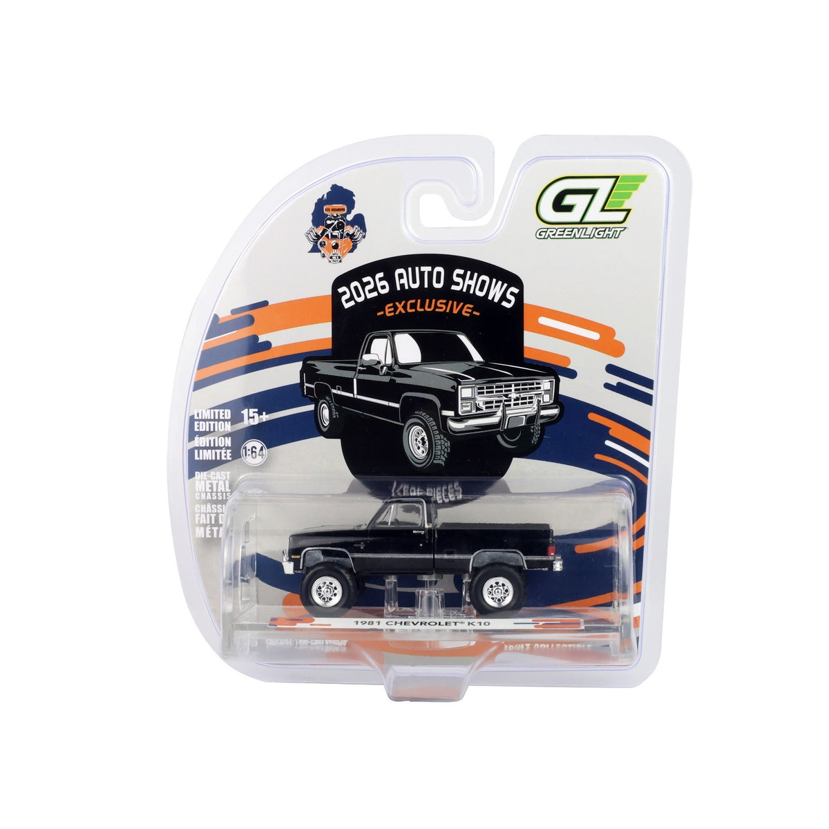 1981 Chevrolet K10 Diecast - Greenlight CTC Exclusive Black