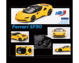 BBR Models 1/64 Ferrari SF902 Stradale Modena Yellow Diecast Model Car
