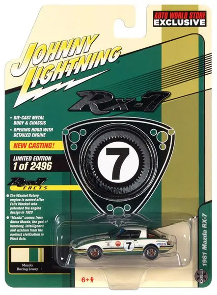 1981 Mazda RX-7 Diecast Model - Johnny Lightning Auto World Exclusive ...