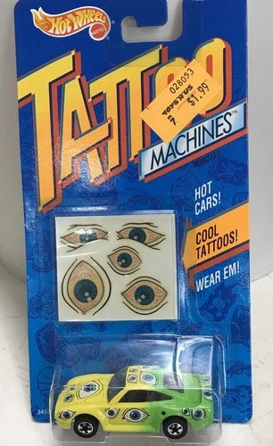Hot Wheels Tattoo Machines Eye-Gor (Soft Corners) Diecast Model Car ...
