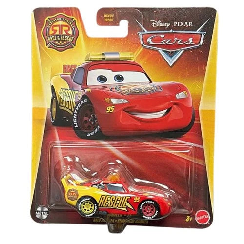 Disney Pixar Cars Race & Rescue Lightning McQueen Diecast ...