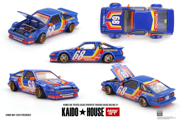 Mini GT Kaido House Toyota AE86 Trueno Racing KHMG196