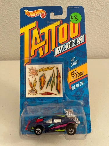 Hot Wheels Tattoo Machines Lightning Storm (Soft Corners) Diecast Mode ...