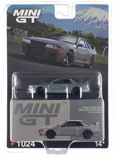 Mini GT Nissan Skyline GT-R NISMO BNR32 CRS Dark Gray