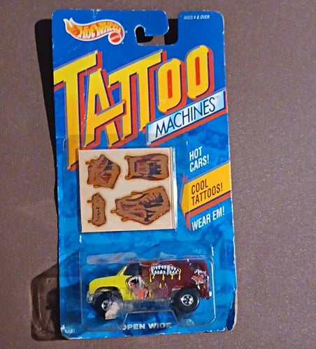 Hot Wheels Tattoo Machines Open Wide (Soft Corners) Diecast Model Car ...