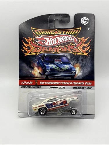Hot Wheels Drag Strip Demons #27 Don Prudhomme's Snake II Plymouth