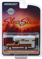 Greenlight 1:64 1970 Chevrolet C-10 Cheyenne with Silver Streak Camper (Hobby Exclusive)