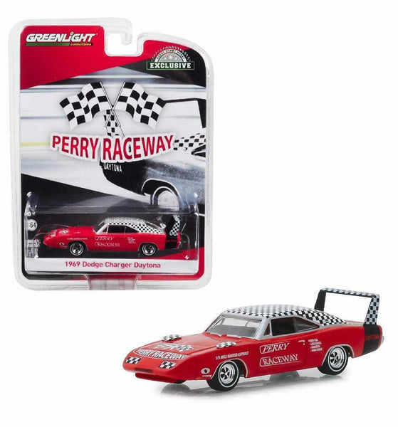 Greenlight 1:64 1969 Dodge Charger Daytona - Perry Raceway Pace Car (Hobby Exclusive)