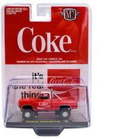 M2 Machines 1:64 Cola Cola 1973 Chevrolet Cheyenne Super 10 4x4 Pickup Truck