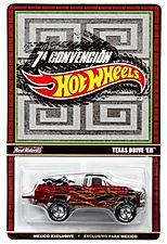 TEXAS DRIVE 'EM Hot Wheels 2014 MEXICO CONVENTION