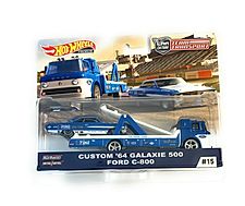 Hot Wheels Team Transport Custom Galaxie 500 64 and Ford C800