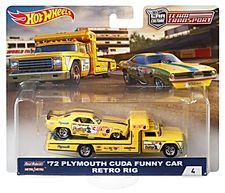 Hot Wheels Team Transport Snake Funny Car