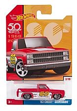 2018 HOT WHEELS THROWBACK DECADES 50TH ANNIVERSARY '83 CHEVY SILVERADO