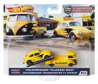 Hotwheels Team Transport Volkswagen "Classic Bug" & Volkswagen T1 Pickup