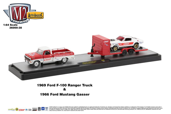 M2 Ford F100 Ranger Truck 1969 & Ford Mustang Gasser 66 Crane Cams 1966. 1/64