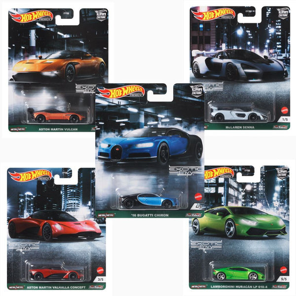 Hot Wheels FPY86-957D Car Culture Exotic Envy Set