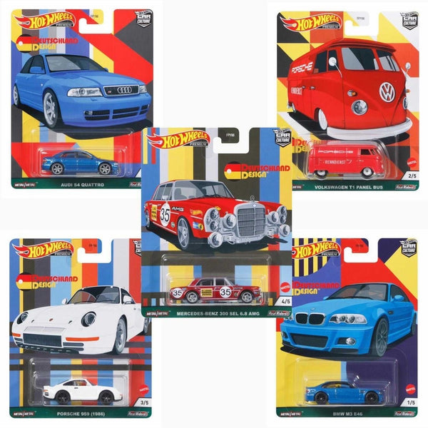 Hot Wheels FPY86-957C Car Culture Deutschland Set