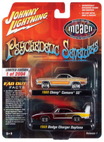 JOHNNY LIGHTNING PSYCHEDELIC SEVENTIES 2021 RELEASE 1 (2-PACK) 1:64 SCALE DIECAST