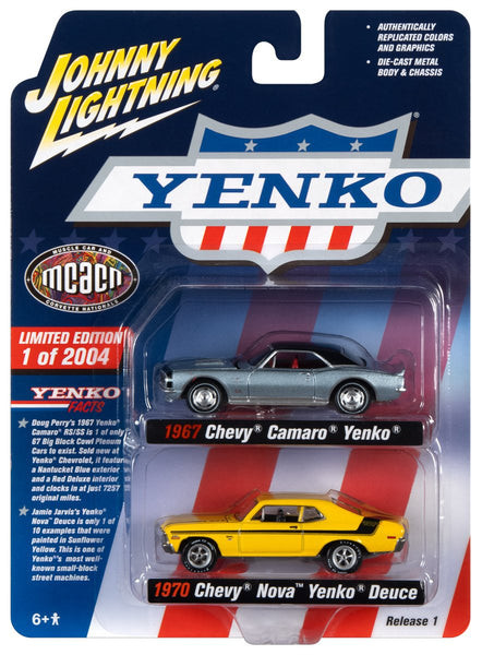 JOHNNY LIGHTNING YENKO 2021 RELEASE 1 (2-PACK) 1:64 SCALE DIECAST