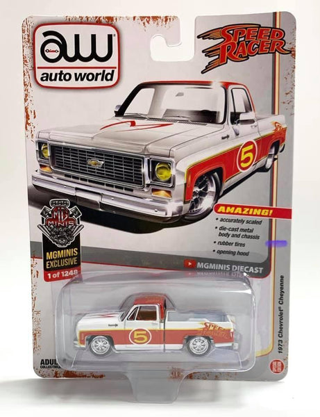 Auto World 1973 Chevy Cheyenne Speed Racer CLEAN Version