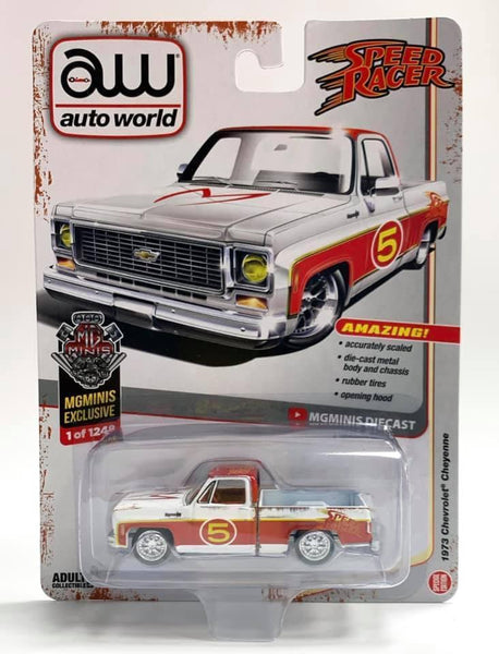 Auto World 1973 Chevy Cheyenne Speed Racer Rusty Version