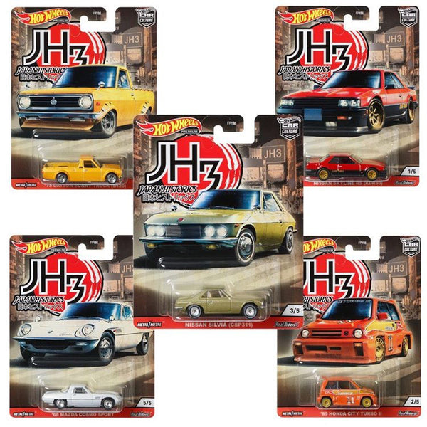Hot Wheels Car Culture Japan Historics 3 Set of 5